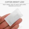 50 Pcs Curtain Weight Window Drapery Weights Weighted Block Bottom Leads Floor Household 4