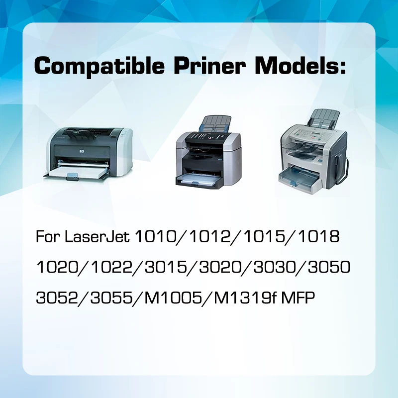 12A Q2612A Compatible TONER Cartridge for HP LaserJet 1010 1012 1018 1020 1022 3015 3020 3030 3052