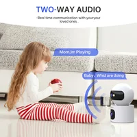 Lenovo-Caméra de surveillance IP sans fil, moniteur de sécurité pour bébé, suivi automatique, caméra de vidéosurveillance intelligente, WiFi 5G, 4K, objectif touriste, maison 2