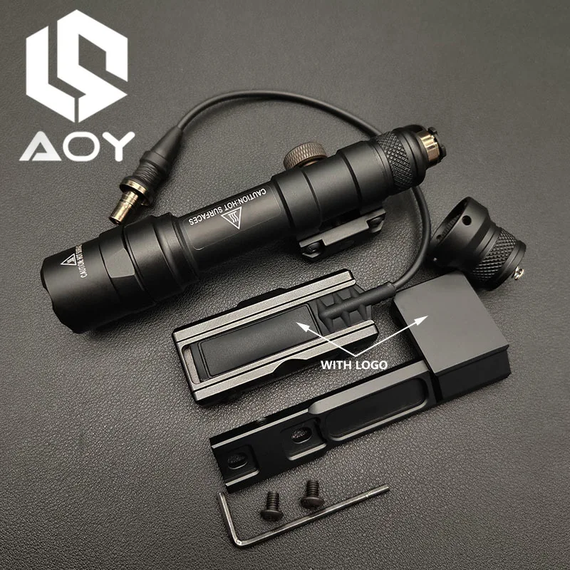 

Tactics Airsoft SF M600B M600C Weapon Scout LED Flashlight moment/constant Dual Functiom Pressure Switch Fit MLOK series