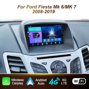 Car Radio for Ford Fiesta MK7 (2009–2017) – 2DIN Android Car Stereo with CarPlay, Android Auto, 4G WiFi, GPS Navigation, and Multimedia Touchscreen Display 1
