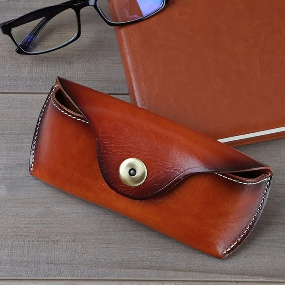 Borsa Per Occhiali Borsa for occhiali indossabile con cintura in vita portatile Scatola portaoggetti for occhiali in pelle PU alla moda Custodia for occhiali da sole che può essere indossata sulla cin