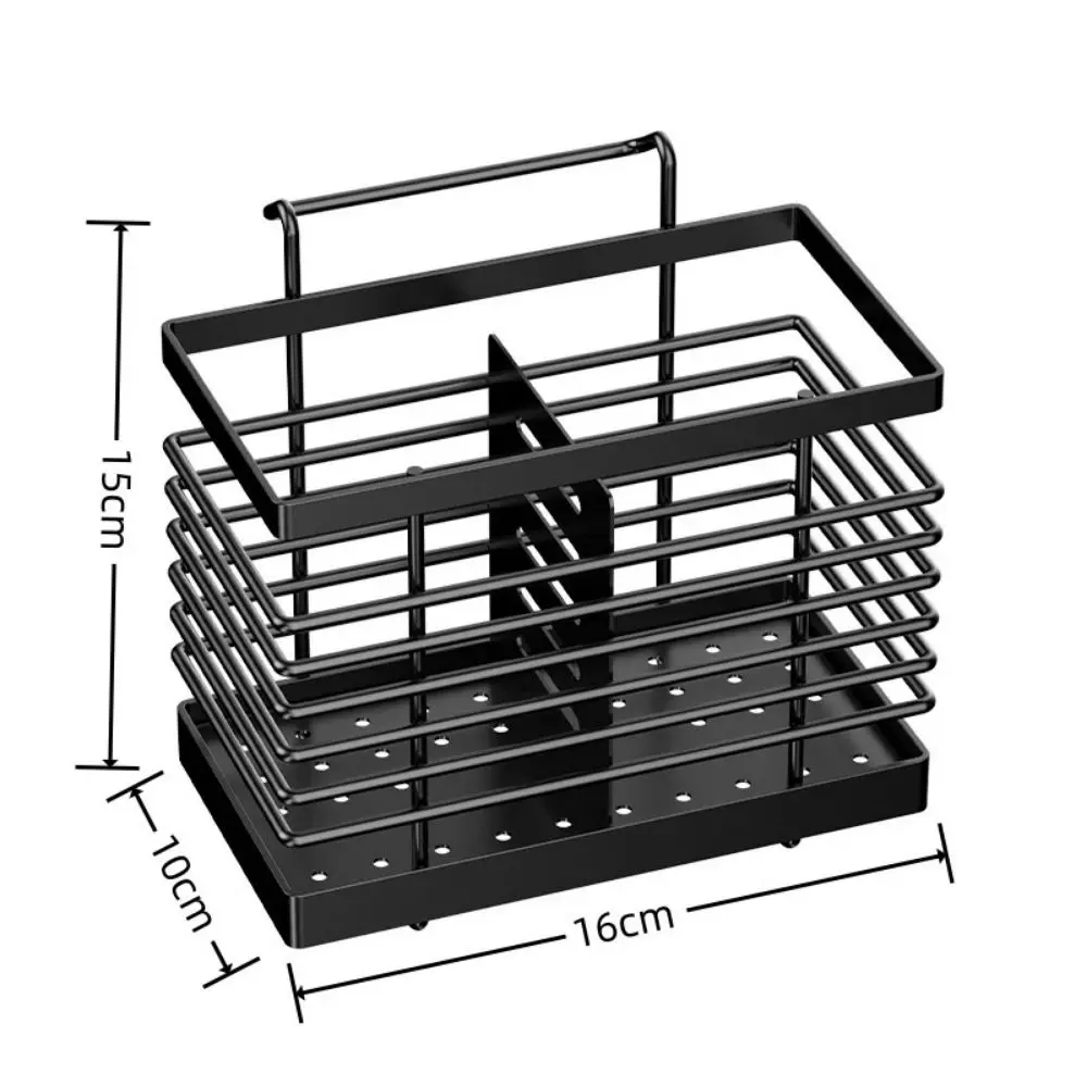 Hanging Kitchen Cutlery Holder Stainless Steel Multi-function Chopstick Storage Box Drain Storage Rack Kitchen Accessory kitchen storage rack,kitchen cutlery organizer