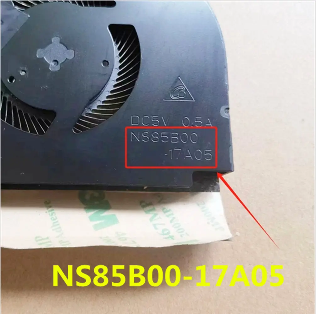 laptop CPU cooling fan Notebook PC for NS85B00-17A05 DC5V 0.5A