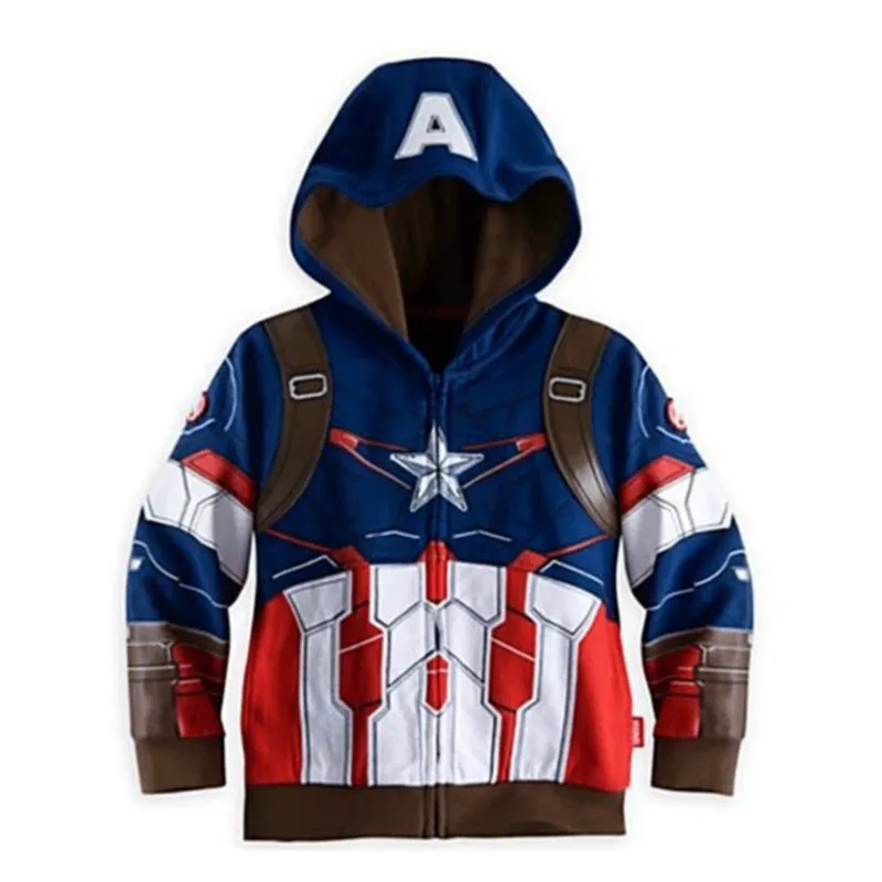 

Winter Baby clothes Set Long Sleeve Autumn Children Clothes Outfits Suit Captain America Jumpsuit Kids shipping Christmas