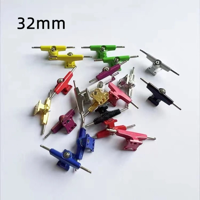 2pcs Trucks Screws Nuts Tool For 32mm Fingerboard Skateboard Wooden Deck Toy Accessories finger skateboard toys fingerboard set