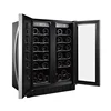 Compressor Double door Wine Cooler with LED Digital Control 6