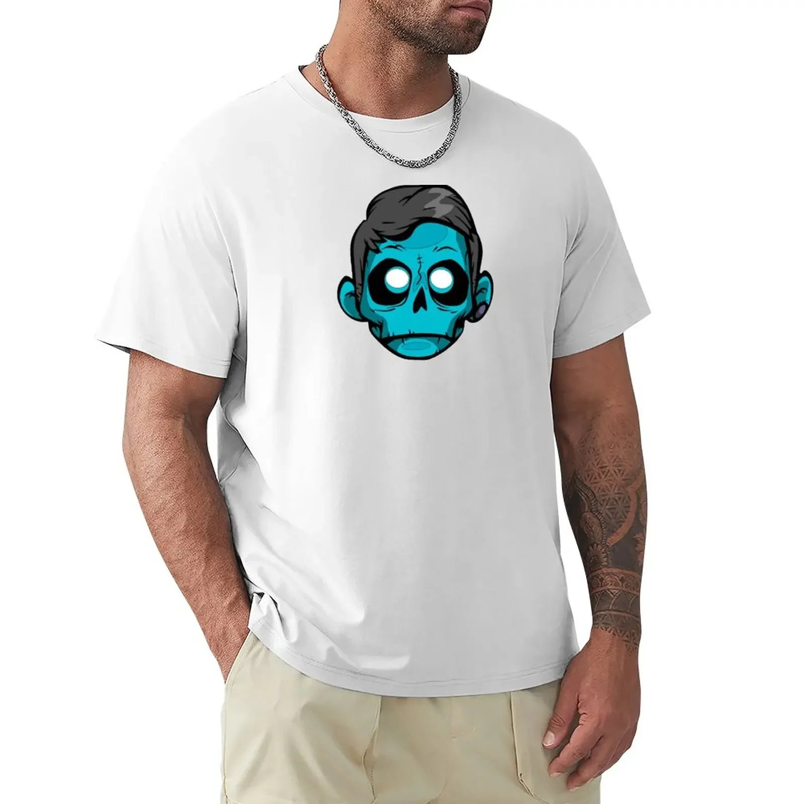 

Zomboy Head T-Shirt boys whites plain mens graphic t-shirts funny