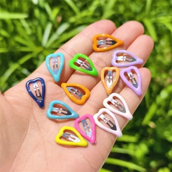 Cute Fashion 2CM Ultra Small Mini Peach Heart Dropper BB Clip Pet Hairpin Cat and Dog Hair Decoration Accessories Pet Supplies