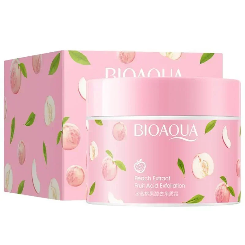 Facial Exfoliating Body Scrub 140g Whitening Moisturizing Peeling Cream Gel Face Scrub Clean Pores Tender and Moist
