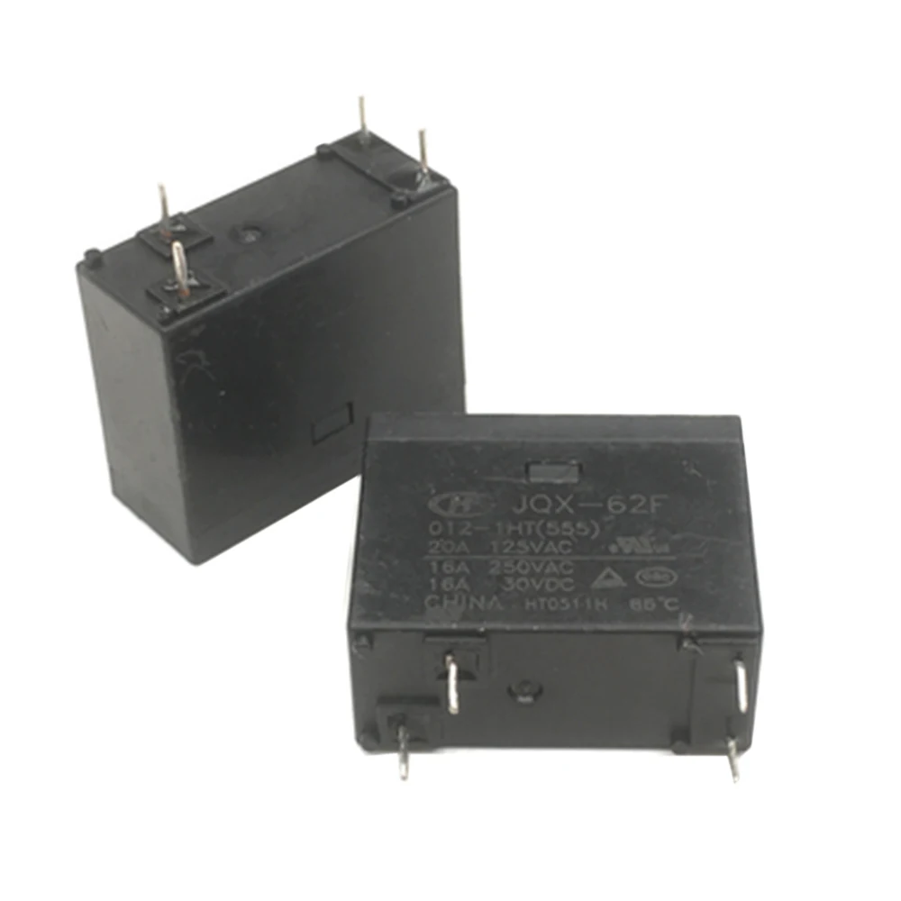 

2PCS Relay jqx-62f-012-1ht (555) 16a250vac T type!