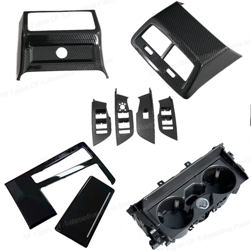 아우디 A6 A7 C8 2019-2023용 전면 컵홀더 팔걸이 박스 물컵 홀더 쉘 자동차 내부 트림 바디 키트 튜닝