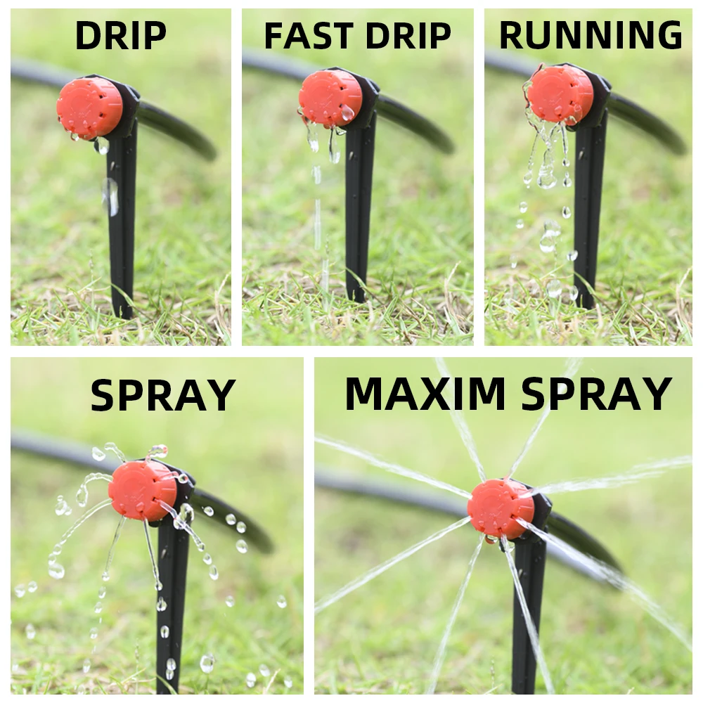5M-60M Drip Irrigation System Plant Watering Set Watering Kits Adjustable Drippers For Irrigation Micro Garden Watering System - 5
