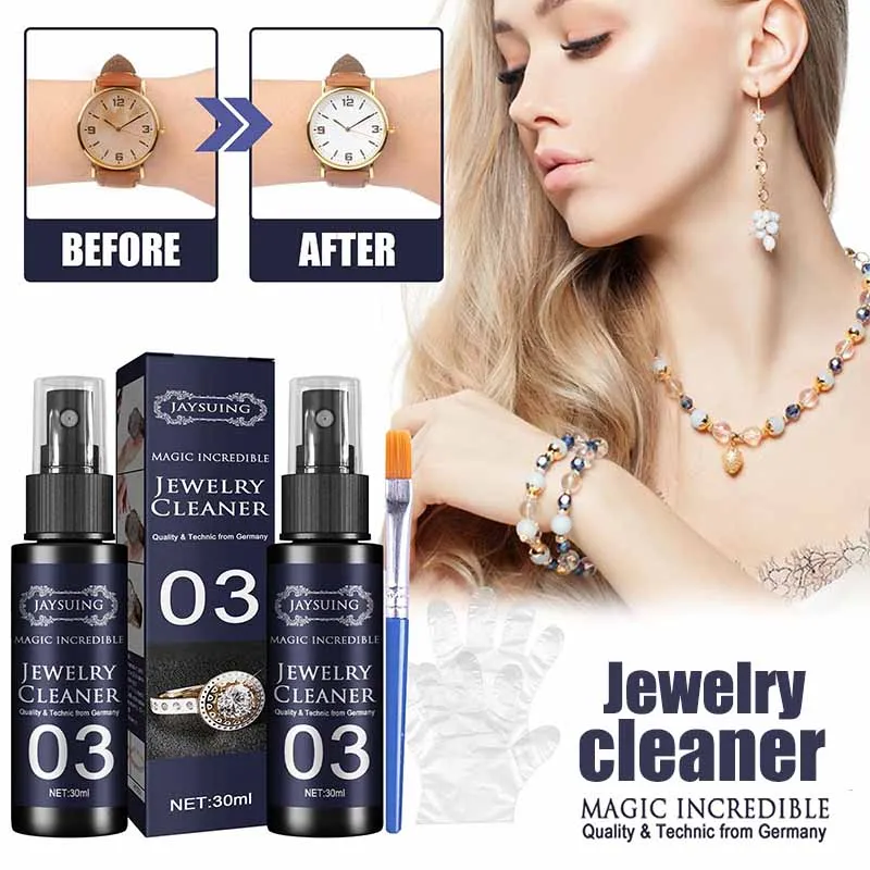 Jewelry cleaner cleaning decontamination dial maintenance spray gold watch diamond ring cleaning foam cleaner 30ml