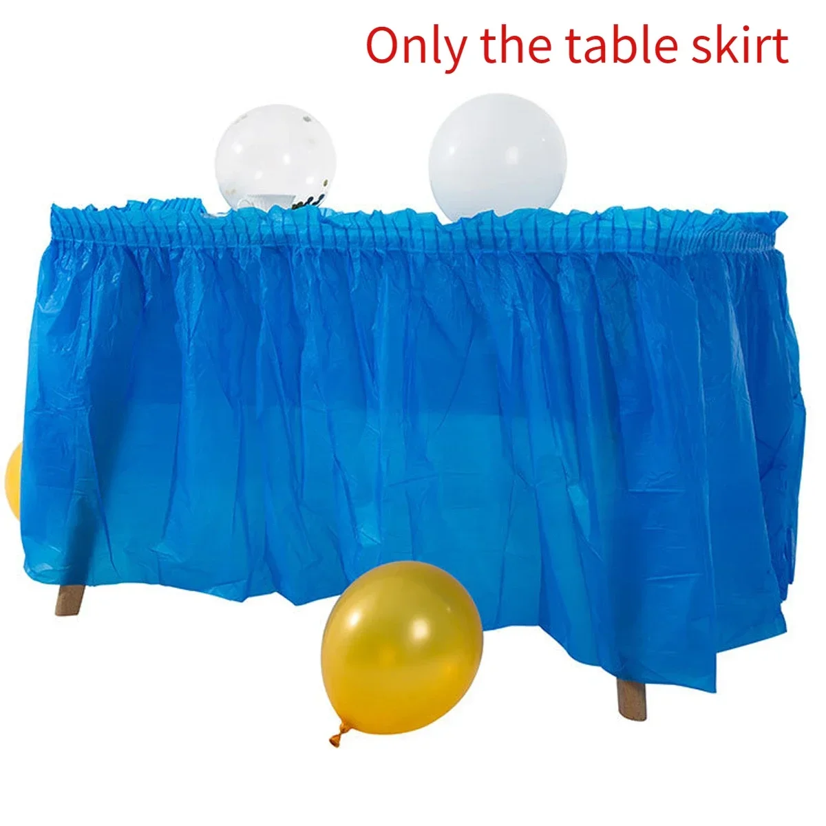 Vibrant Disposable Table Skirt - Perfect for Celebrations and Events