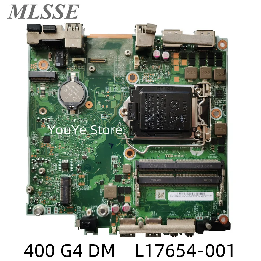 Placa base usada para HP ProDesk 400, G4 DM, Deaktop, DA0F80MB6A0