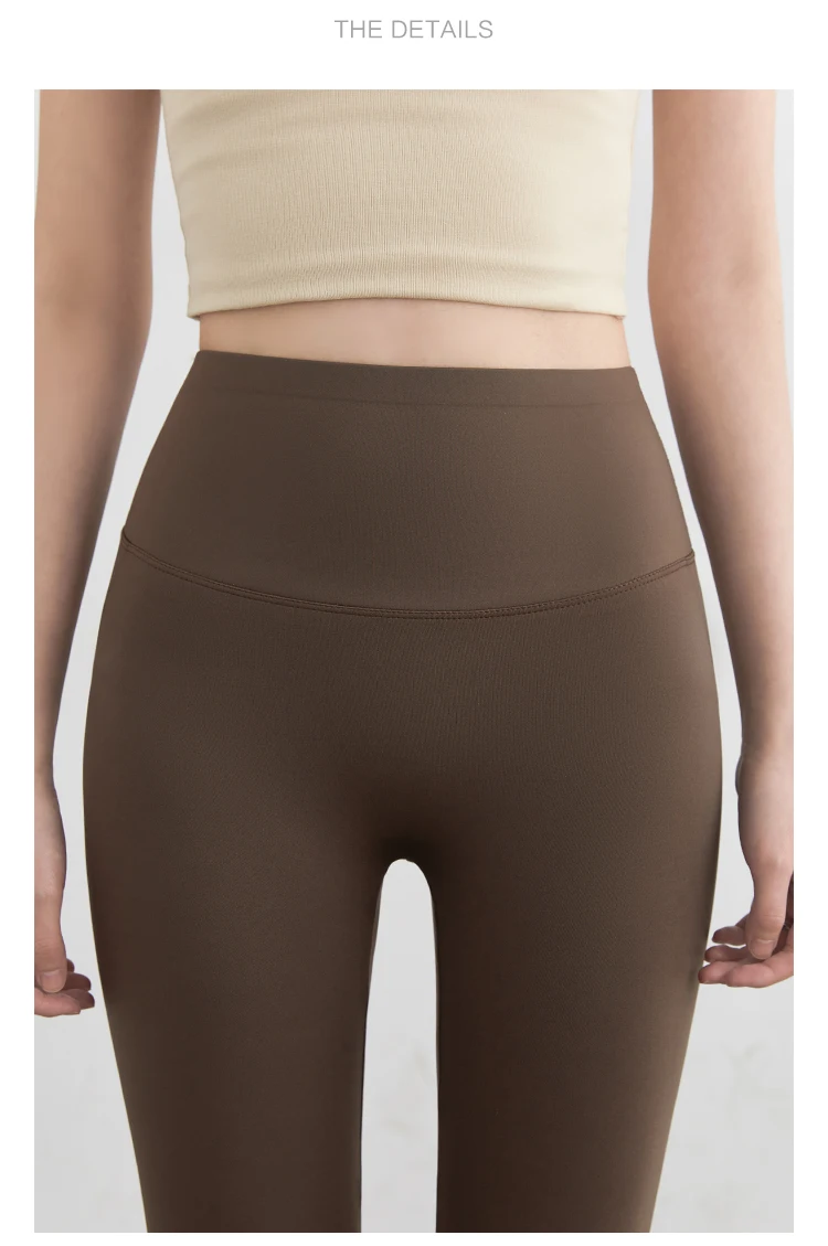 CHIC VEN Women Leggings Pants Solid High Waisted Stretch Yoga Pant Tights Fitness Elastic Running Sportswear Autumn Winter 2025