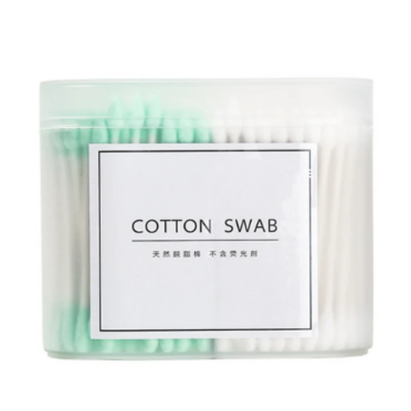 500 Pieces Cotton Swabs Wooden Sticks Household Double-Ended Ear-Pickings Disposable Hygienic Cosmetic cotton swabs wood cotton swabs disposable cotton swabs