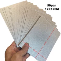 50 plaques en mica pour four à micro-ondes, 12x15 cm 1