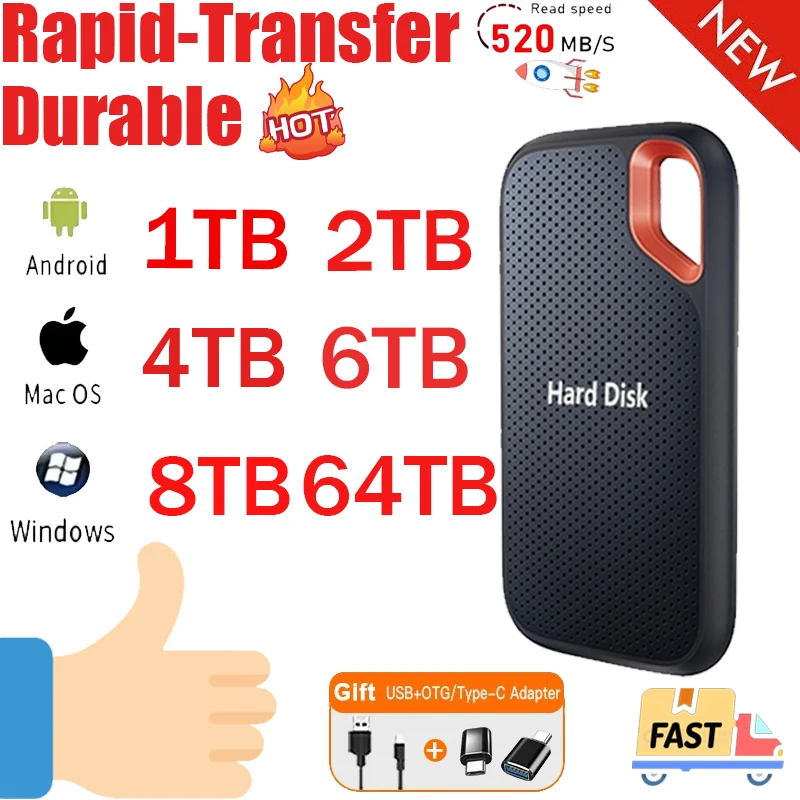 Originalsolidstatedrive1TBportableexternalharddrive2TB256TBlargecapacitystoragedeviceUSB3.1forlaptops/MAC/PC-AliExpress44