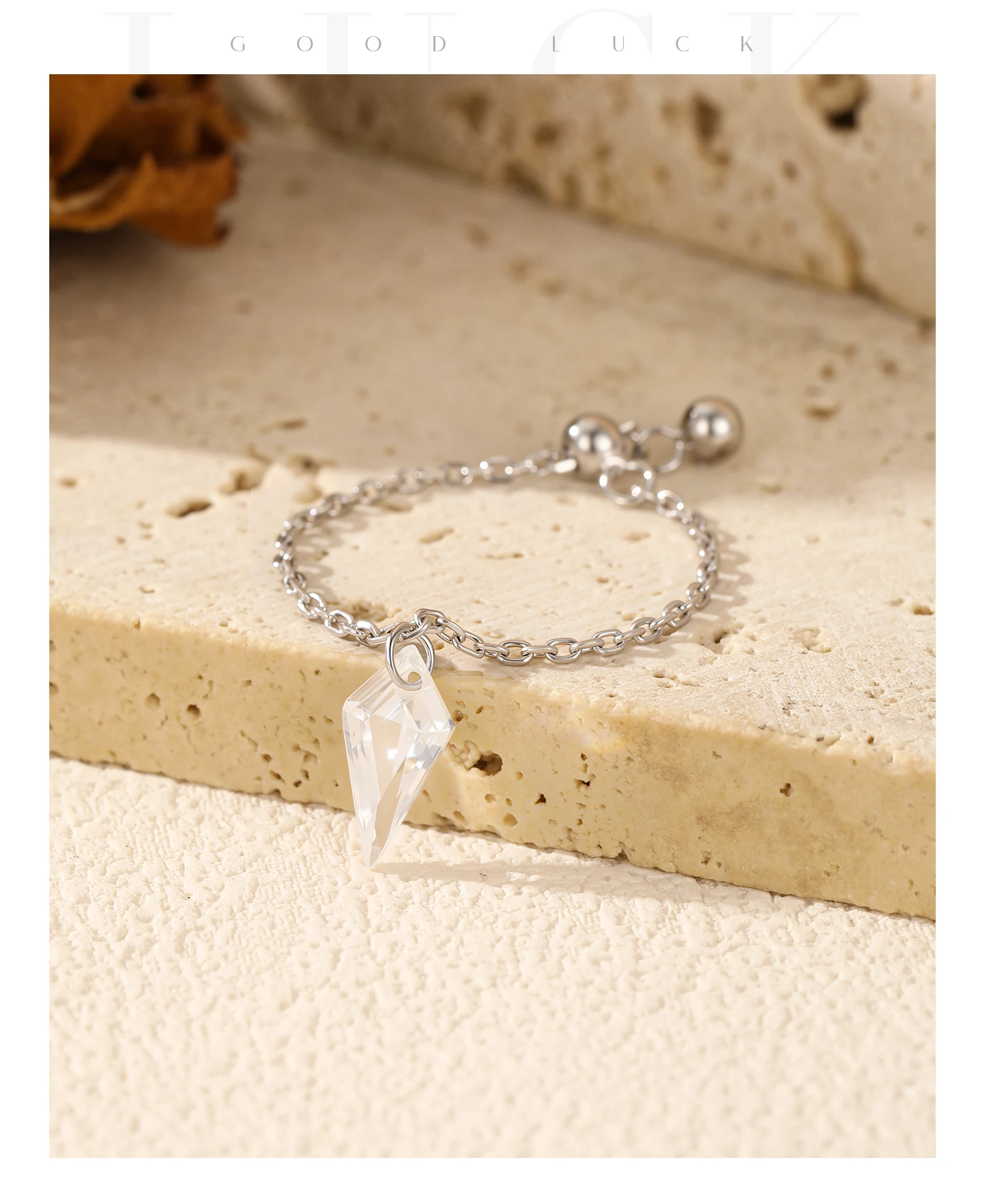MODIAN 925 Sterling Silber Mode Glänzende Sterne Geometrische CZ Anhänger Einstellbare Link Kette Ringe Für Frauen Edlen Schmuck – Detail 14
