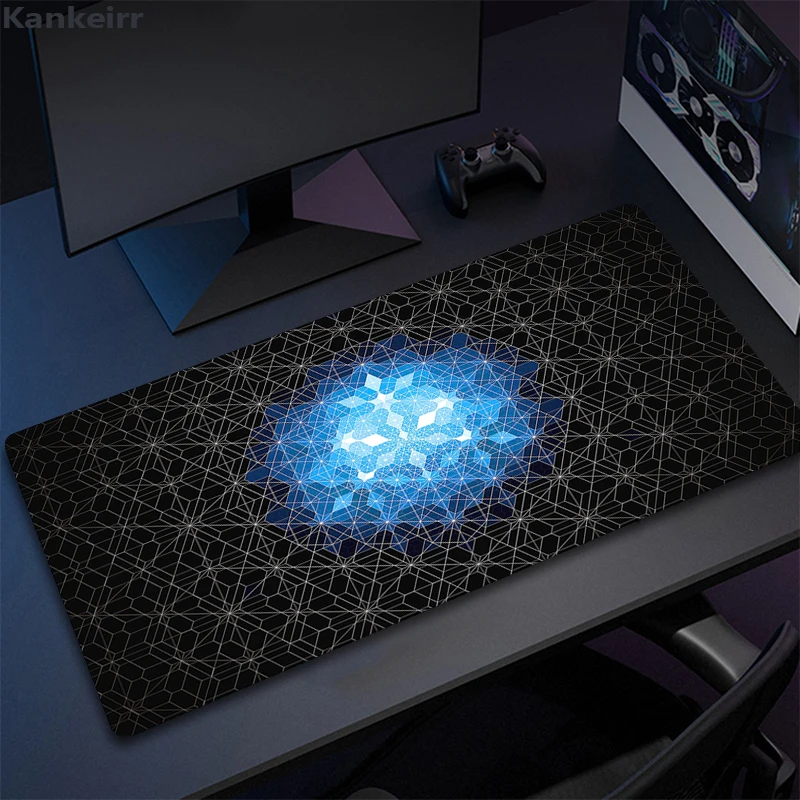 thumbnail image 1 of Accesorios geométricos para juegos, alfombrillas para ratón, ordenador portátil, Gamer, alfombrilla para ratón extendida, alfombrilla grande para ratón de Anime, teclados de goma, alfombrilla para mes, 1 of 5