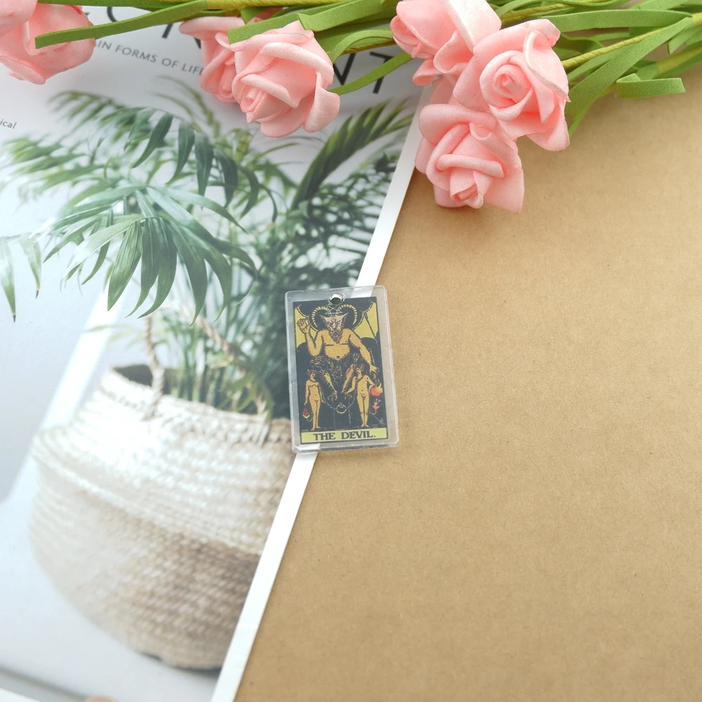 Cute Tarot Charms for Earring Bracelets Jewelry Making DIY Pendants Wholesale Bulk - 4