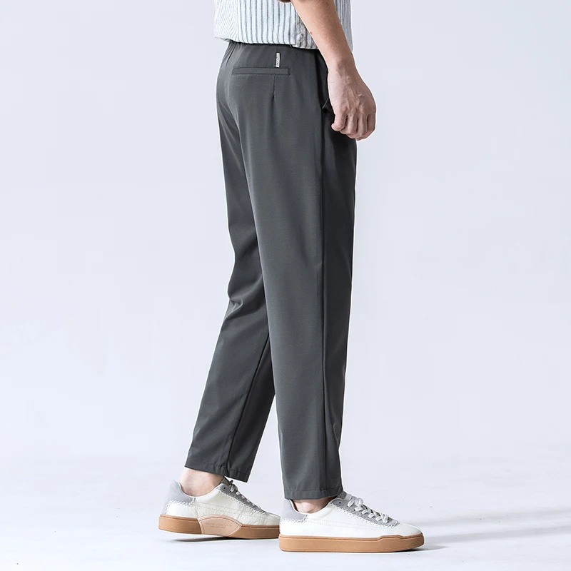 

Spring Summer Men's Casual Trousers Business Fashion Joggers Track Pants Streetwear Vintage Korean Mens Pants