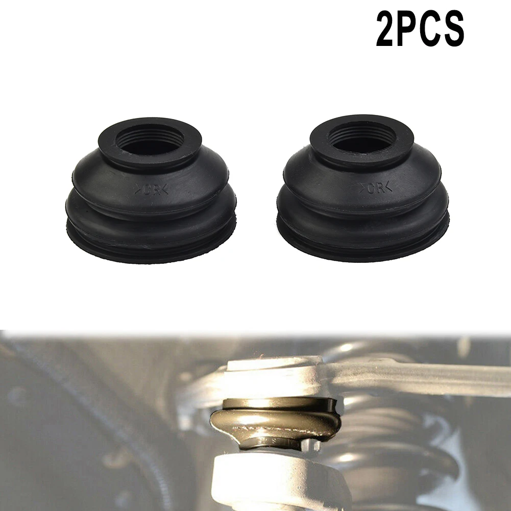 2pcs Universal HQ Rubber Pull Rod End Ball Joint Dust Boot Ball Joint Boot For Tire Life Suspension Parts Car Accessories