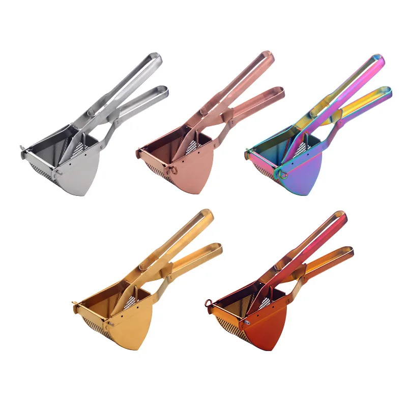 Large stainless steel manual juicer large capacity fruit press kitchen hand press potato cooking and mud pressing tool