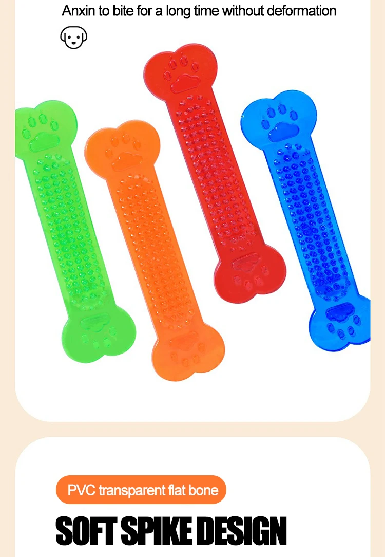 Indestructible Rubber Dog Bone Toy For Aggressive Chewers Dental_voghion.com