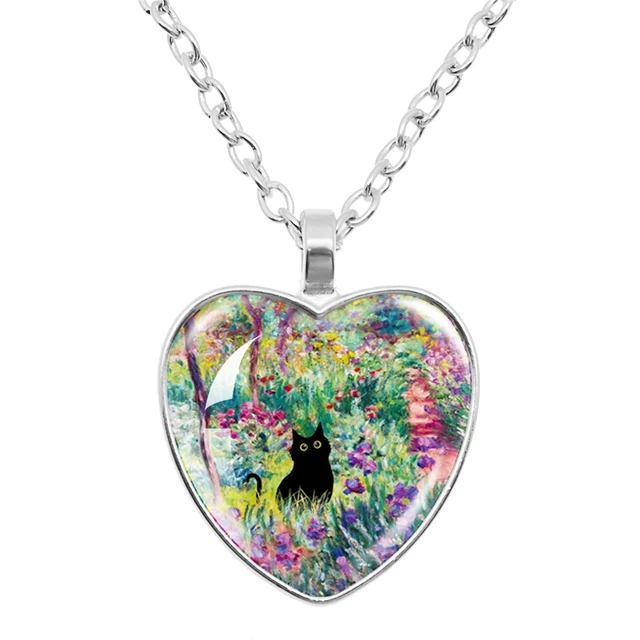 Collana Argento 925 Con Ciondolo Cuore E Animale - Per Amanti Animali