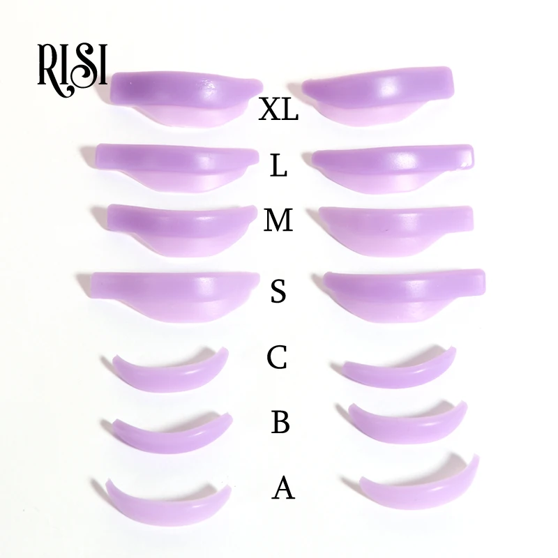 RISI Atacado Lash Perming Lift Ferramenta Silicone Lash Lift Pads Com Menor  Lash Lash Silicone Eye Pad Reutilizável Lash Lift Shields - AliExpress