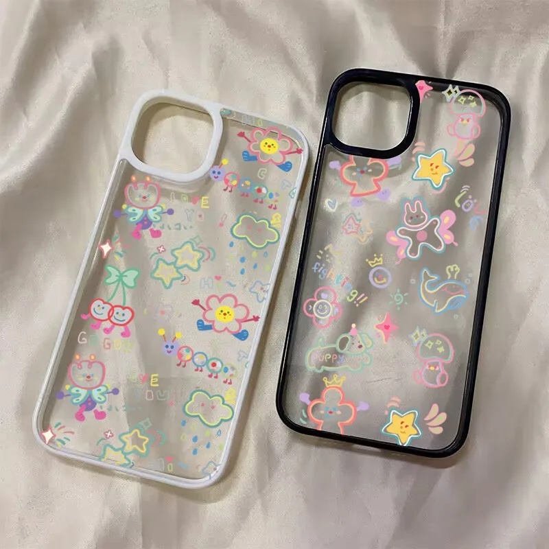Cute Colorful Cartoon Pattern Phone Case Cover