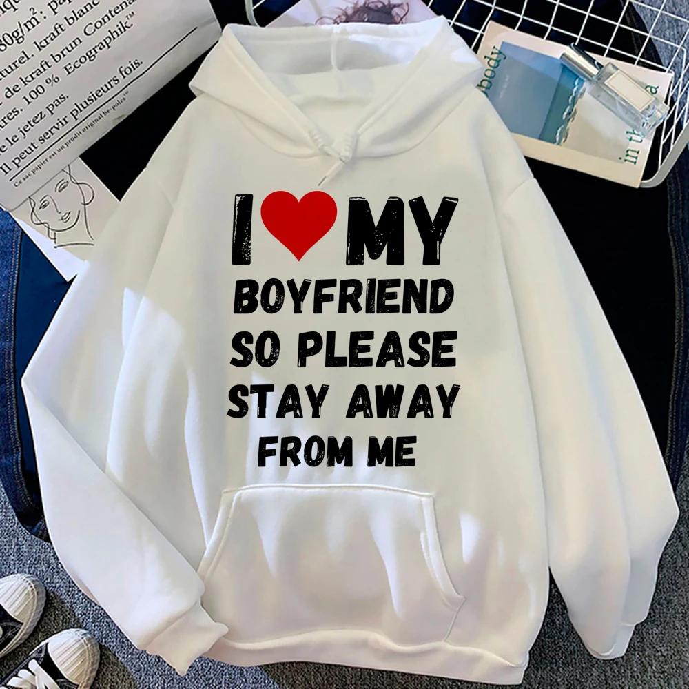 

Женские толстовки i Love My Girlfriend y2k, винтажный Женский Зимний пуловер