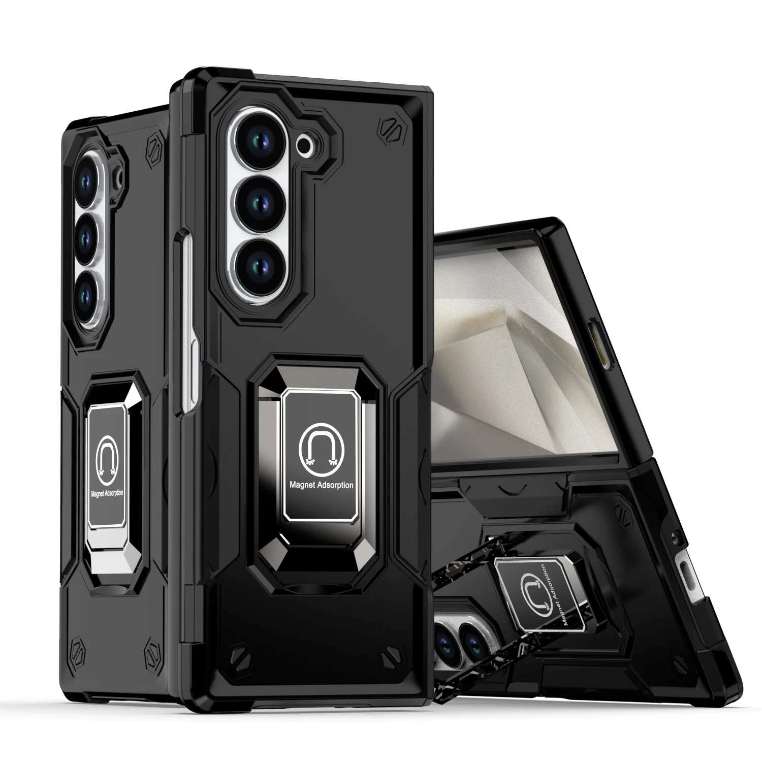 Robuste Handyhülle Für Samsung Galaxy Z Fold Mit Magnetständer_voghion.com