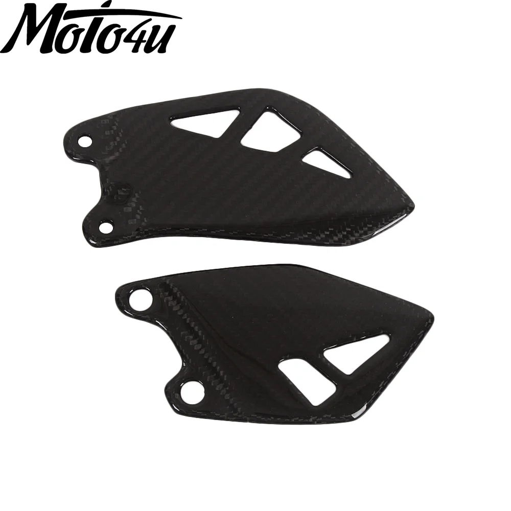 

MOTO4U для Kawasaki ZX10R фотоэлемент 2021 2021 2023 углеродное волокно задняя подставка для ног крепление на пятку защитные пластины для капота