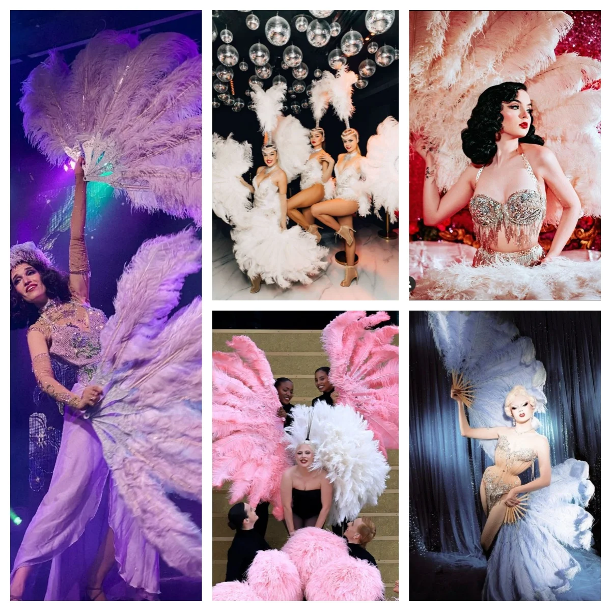 Left Right Hand Fan White Ostrich Feathers Fans Foldable Hand Held Plumes Fan Performance Fans Party Stage Show Props 100 130cm