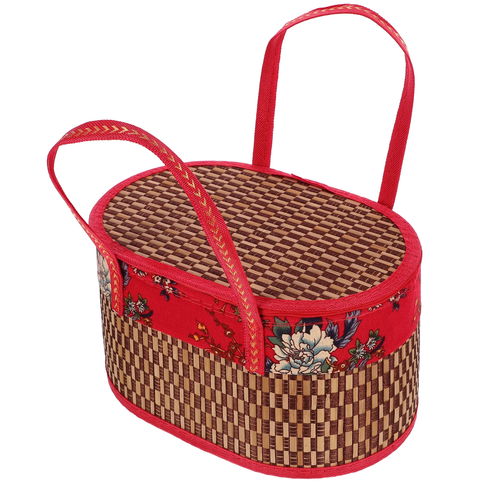 

High Capacity Bamboo Hand Basket Child Storage Baskets Cloth Multi-function Vegetable