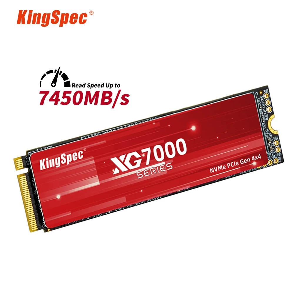 KingSpec M2 SSD M.2 NVME Gen4 2tb 512G 1 تيرا بايت 2 تيرا بايت القرص الصلب M 2 PCIe 4.0 قرص الحالة الصلبة HD NMVE SSd لأجهزة الكمبيوتر المحمول سطح المكتب PS5
