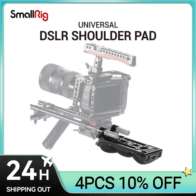 Smallrig Dslr Universal Shoulder Pad With 15mm Railblock Memory Foam