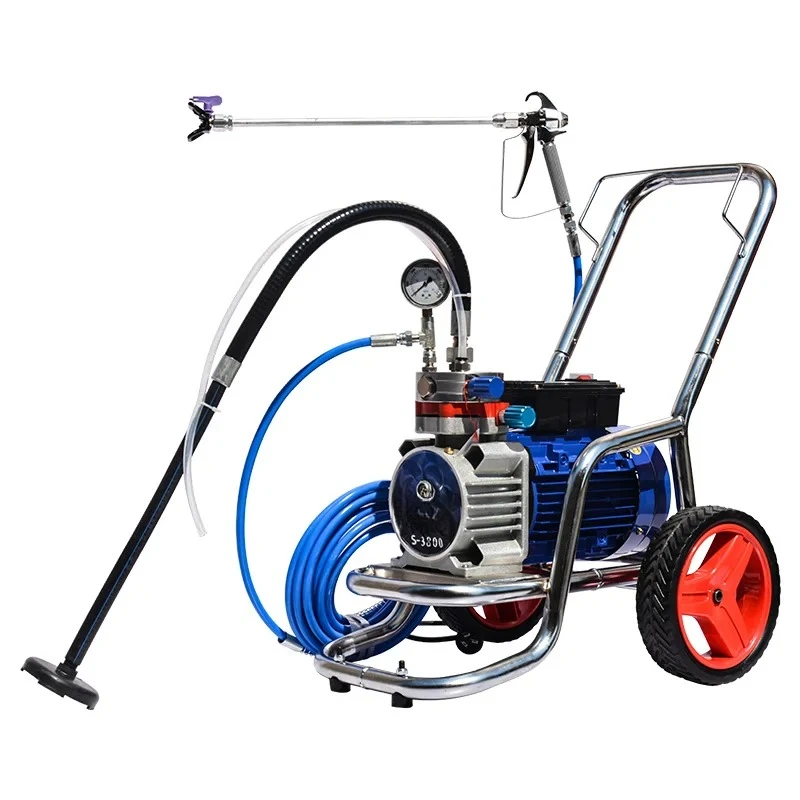 

latex paint spraying machine high pressure airless high power wall paint spraying machine