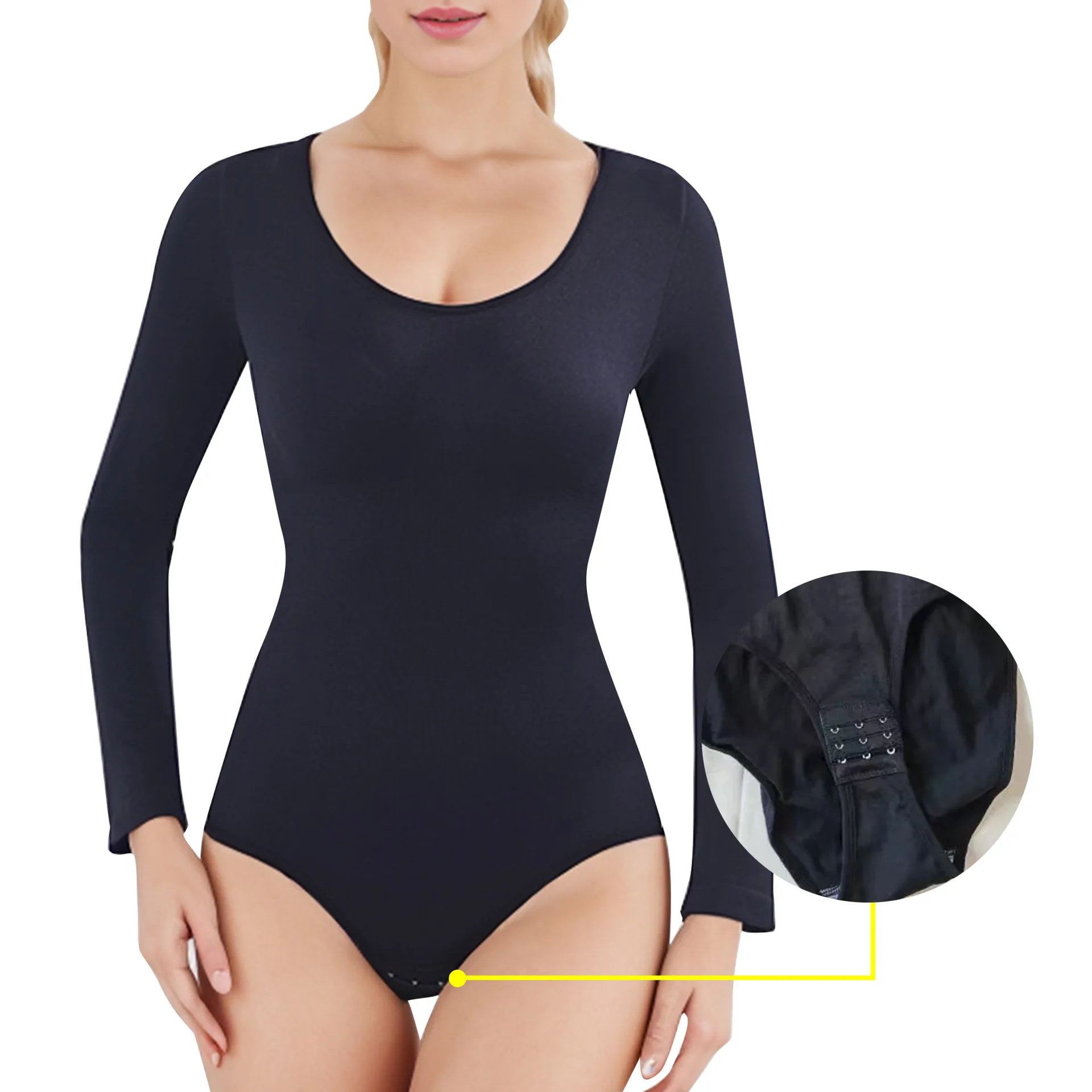 Sexy Waist Trainer Body Shaper Woman Fajas Colombianas Slimming Bottom Thin Bodysuits Shapewear Tummy Control Corset Underwear