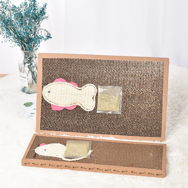 Pet Cat Scratching Board Cat Cardboard Mat Scraper Grinding Claw Toys for Cat Scratcher Cat Furniture Protector Cat Accesorios 4
