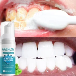 Teeth Whitening Mousse Toothpaste Dental Bleach Cleaning Tools Removes Stains Oral Hygiene Fresh Breath Teeth Whitener Products