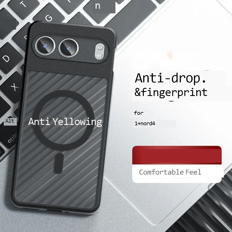 Magnetic Shockproof Matte Acrylic Phone Case with Magsafe