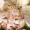 1Roll 2M PET Film Flower Painting Romantic Vintage Plant Handbook Collage European Scrapbook 60mm*2m Tape Roll Adhesive 1
