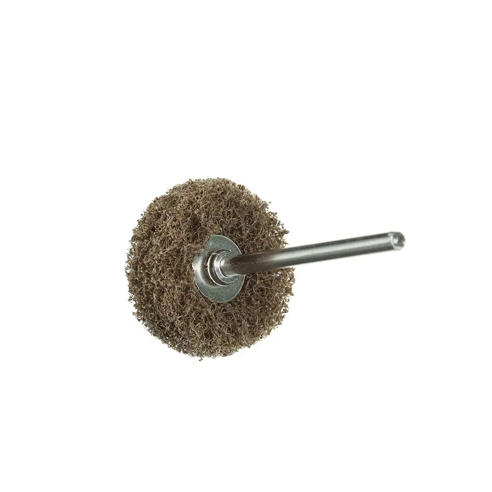 10pcs Mini Accessories Sanding Polishing Wheel with 3mm Shank Nylon ing Drill Abrasive Brush For Dremel Rotary Tools