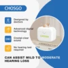 Hearing Aids CIC Binaural Rechargeable Digital For Adults With Intelligent Noise Cancellation, Full Digital Circuitry, High&Low 2