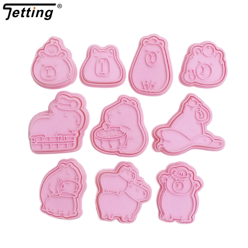 Cartoon Capybara Shaped Cookie Cutter Cute Animal Fondant Biscuit Mold Cake Decoration Tools Baking Accessories Kitchen Gadget